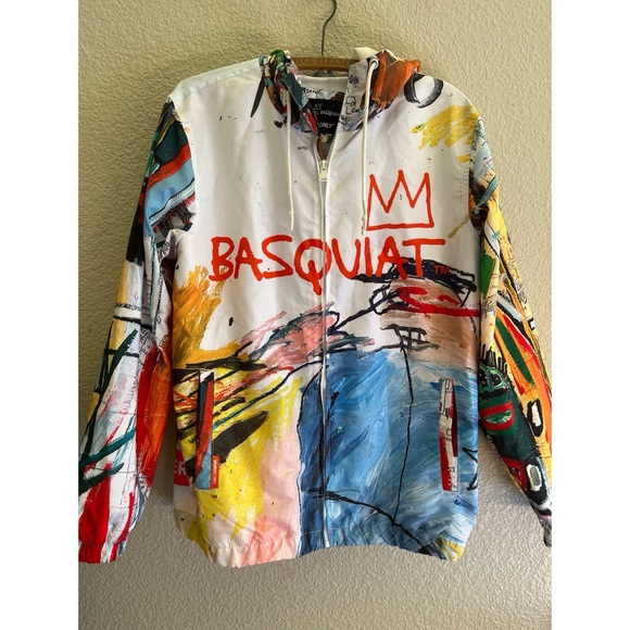Members Only Basquiat Hooded Jacket Men’s Size Medium - Picture 1 of 4